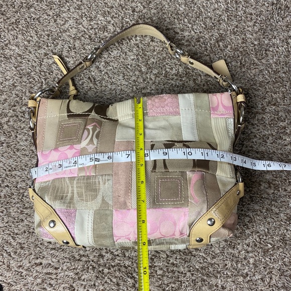 COACH Patchwork Signature Canvas & Leather Tote - Picture 5 of 9